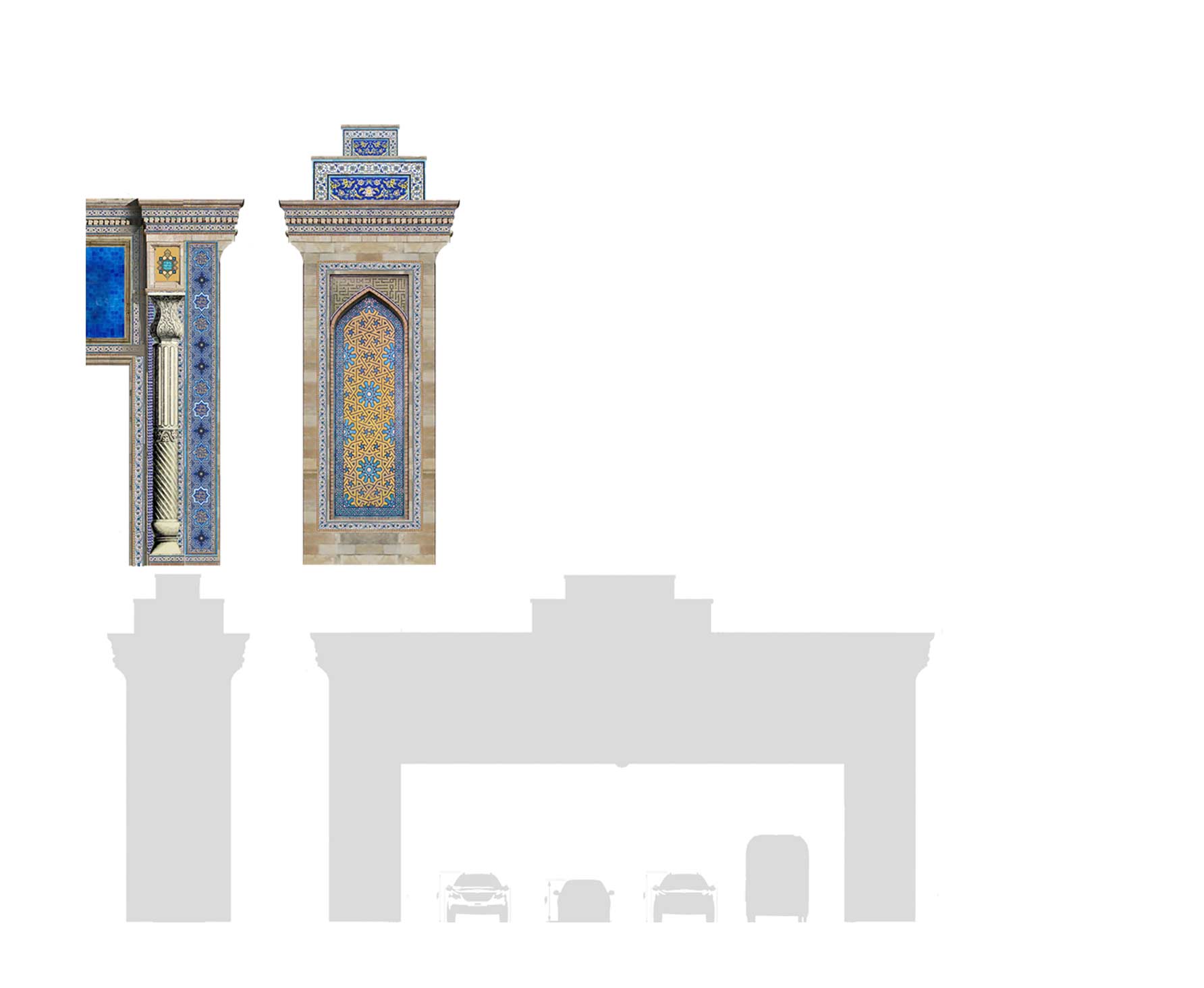 تصميم بوابة المدينة- بلدية مشهد