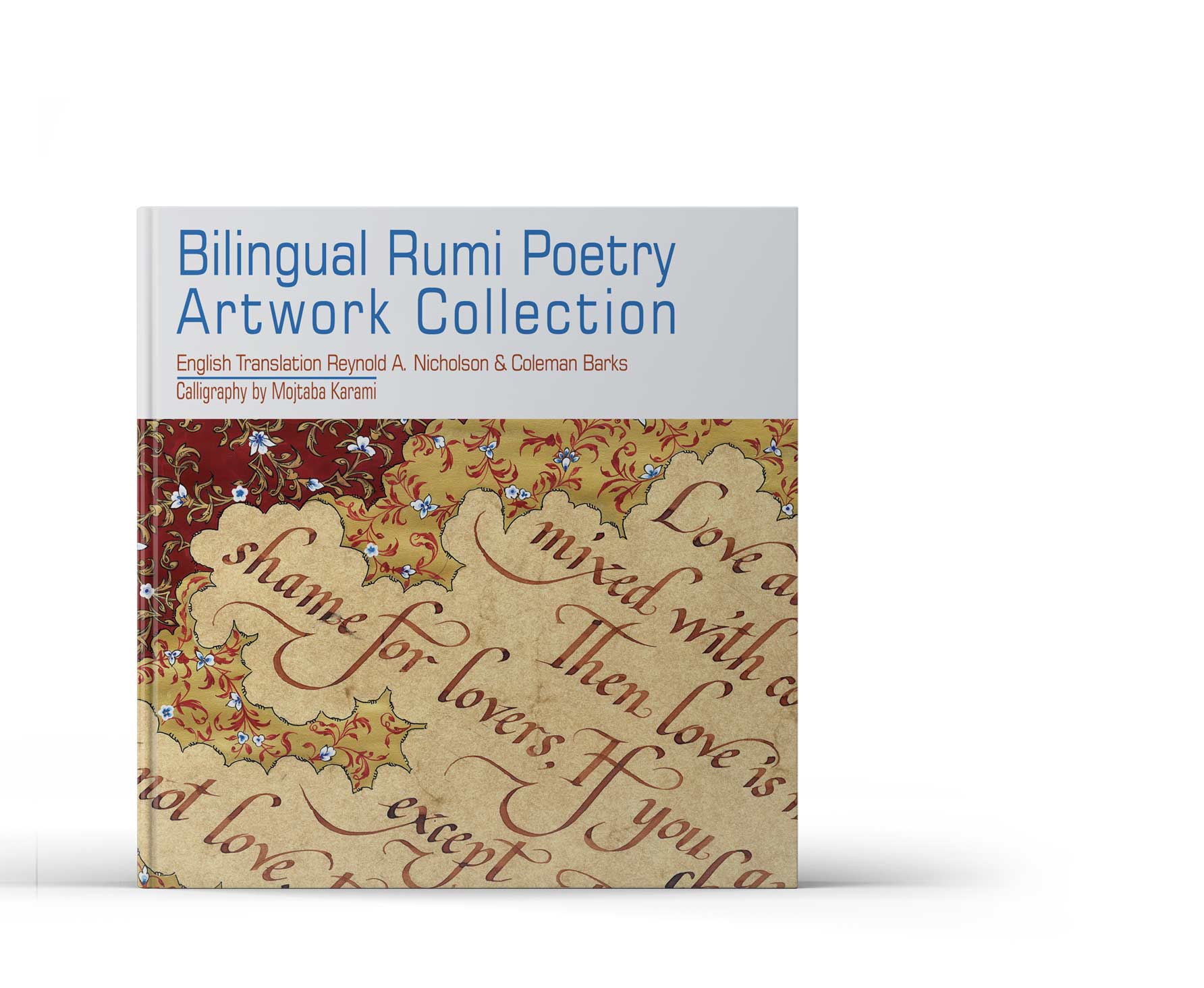 Compilation and design of Art Jalaluddin Rumi Poems book 